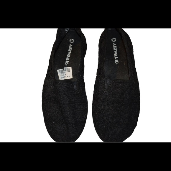 Airwalk espadrilles pre worn but in good condition black size 6 - Picture 3 of 8